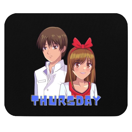 Anime Boy and Girl Day of The Week Thursday Mouse Pads
