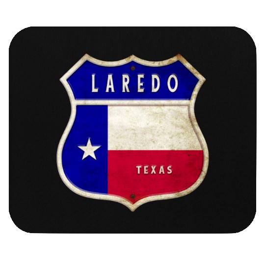 Laredo Texas crest flag design Mouse Pads