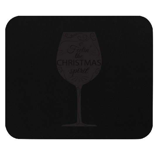 Christmas Drinking Wine, Beer, and Liquor Feelin' Mouse Pads
