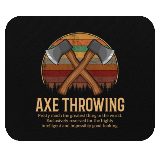 Axe Throwing definition, Hatchet Axe Throwing Mouse Pads