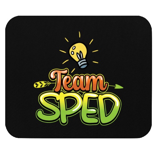 Team Sped Awareness Special Education Teacher Mouse Pads