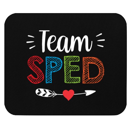 Team Sped Teacher Special Education Awareness Mouse Pads