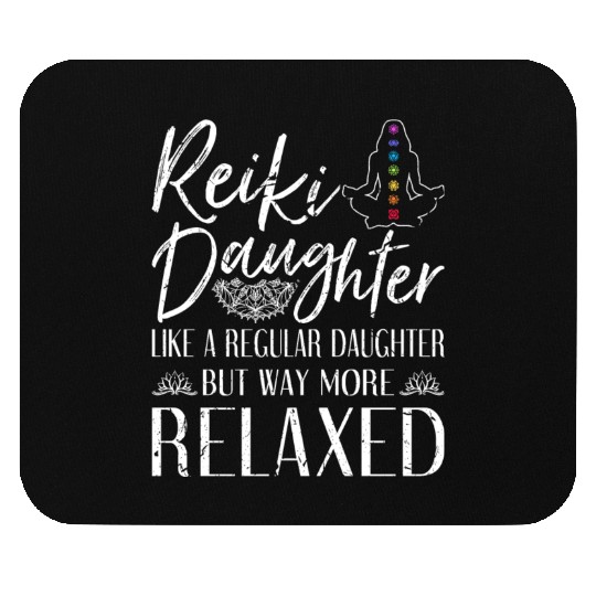 Reiki Daughter Chakra Spiritual Healing Mouse Pads