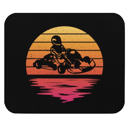 Kart Racing go karts motorsport Vintage go-kart Mouse Pads
