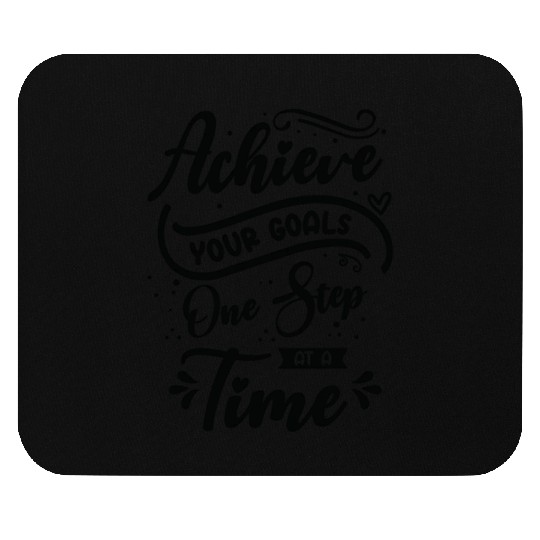 Goal Typography Life Quotes Positive Message Mouse Pads