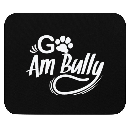 Go Am Bully Bulldog Pet Dog breed Mouse Pads