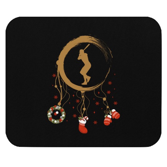 Winter dreamcatcher Christmas Baseball Mouse Pads