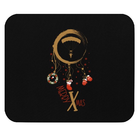 Winter dreamcatcher Christmas Paraglider Mouse Pads