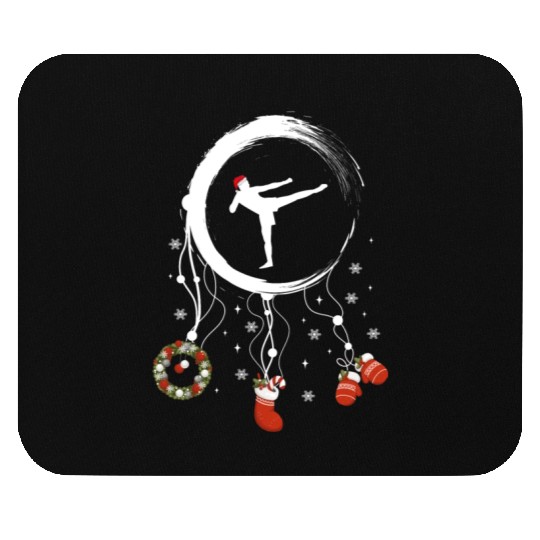 Winter dreamcatcher Christmas Karate Mouse Pads