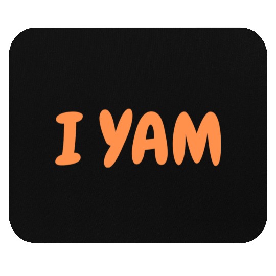 I yam my sweet potato for matching couple thanksgi Mouse Pads