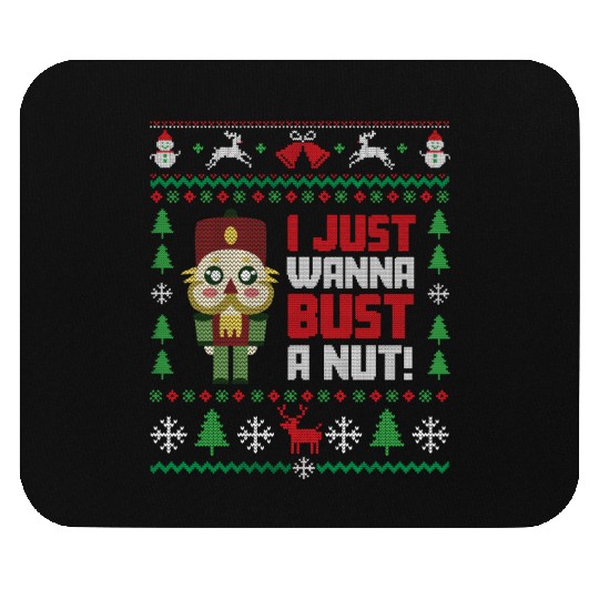Nutcracker Ugly Christmas Ugly Christmas Saint's Mouse Pads