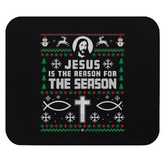 Jesus Is The Reason For The Season Mouse Pads