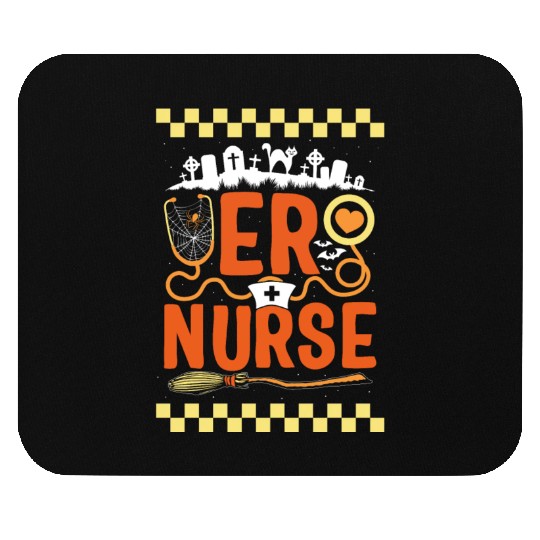 Halloween Mouse Pads, ER Nurse Spooky Health Care