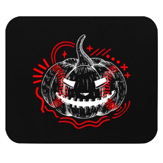 Halloween Mouse Pads, Baseball Scary Pumpkin Sports