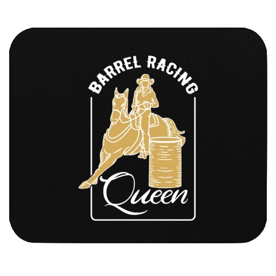 Barrel Racing Queen Mouse Pads