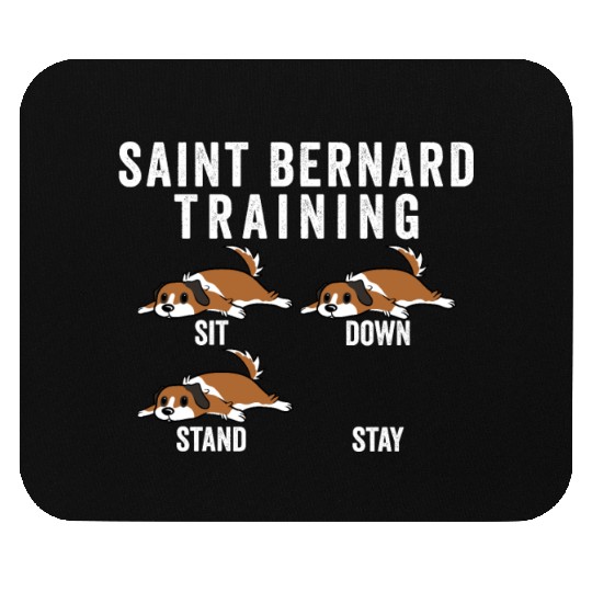 Saint Bernard Training Mouse Pads