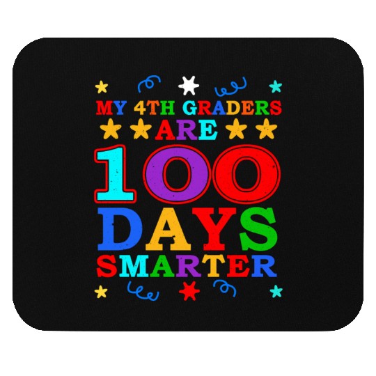 100th Day 4th Grade Teacher 100 Days Of School Mouse Pads
