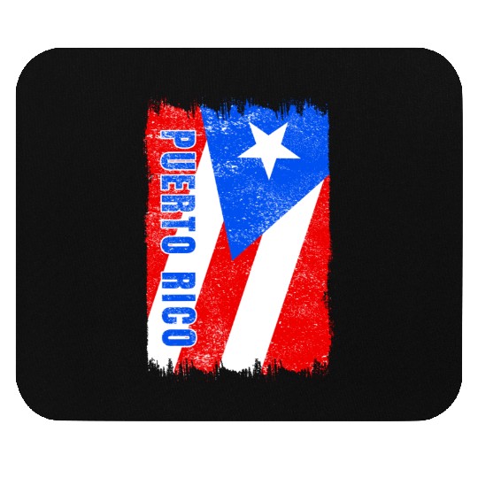 Puerto Rico flag Mouse Pads