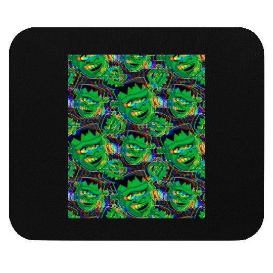 Frankenstain Pattern 3D Mouse Pads
