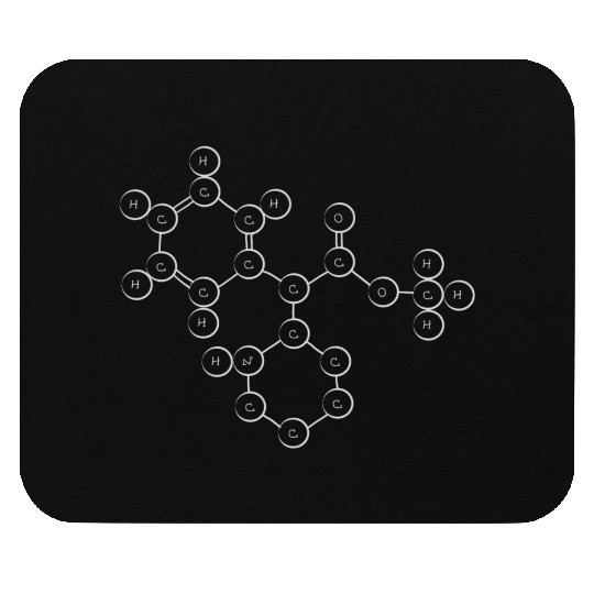 Methylphenidate molecule structural Formula ADHD Mouse Pads
