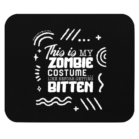 Halloween Mouse Pads, This Is My Zombie Funny Lazy