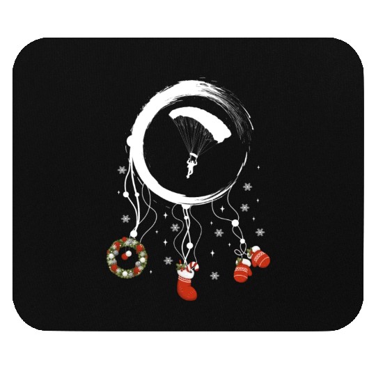 Winter dreamcatcher Christmas Paraglider Mouse Pads