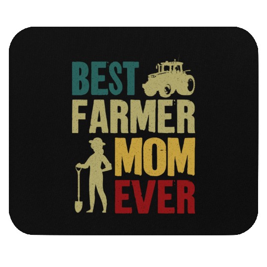 Farming Farmer Mom Mother Vintage Mouse Pads