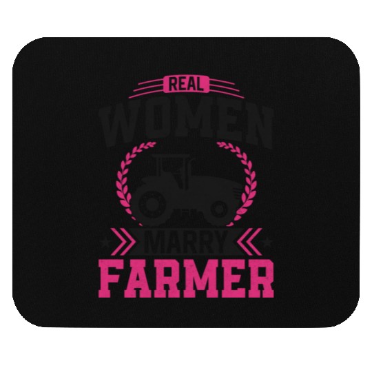 Farming Farmer Husband Wife Mouse Pads