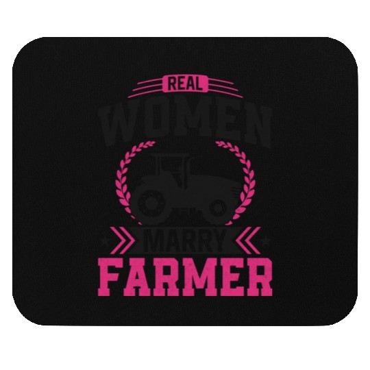 Farming Farmer Husband Wife Mouse Pads