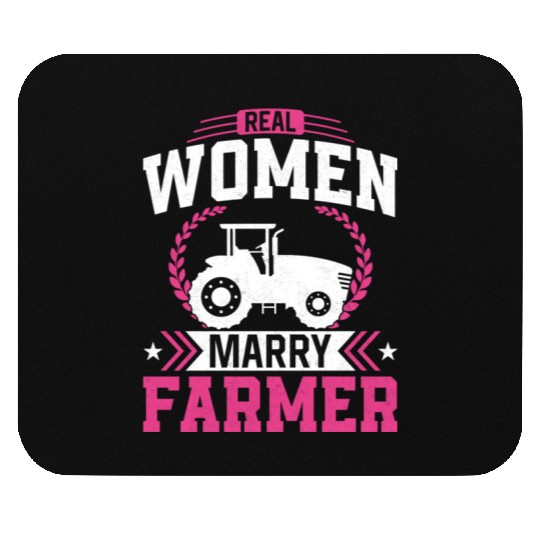 Farming Farmer Husband Wife Mouse Pads