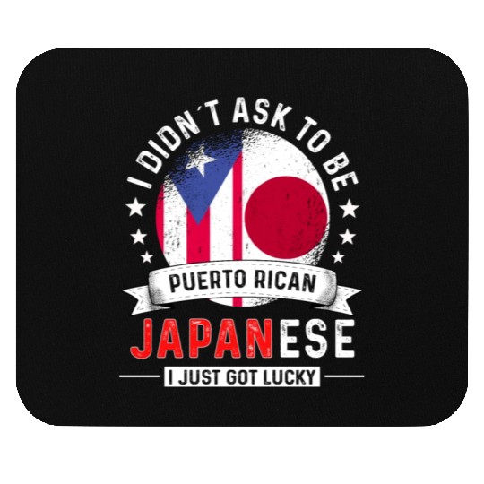 Puerto Rico Flag Japan Grown Got Lucky Mouse Pads