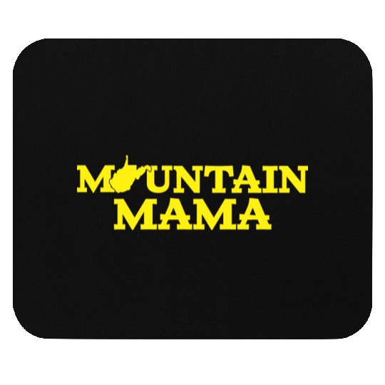 Mountain Mama Wv Blue And Gold Mouse Pads