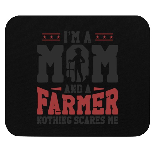 Farming Farmer Mom Mother Vintage Mouse Pads