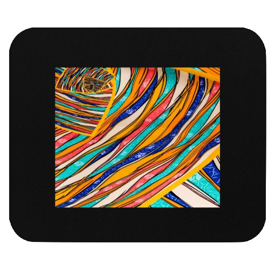 Neon Rainbow Retro 2023 NewYear Vintage Stronger Mouse Pads