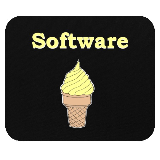 Software Vanilla Ice Cream Mouse Pads