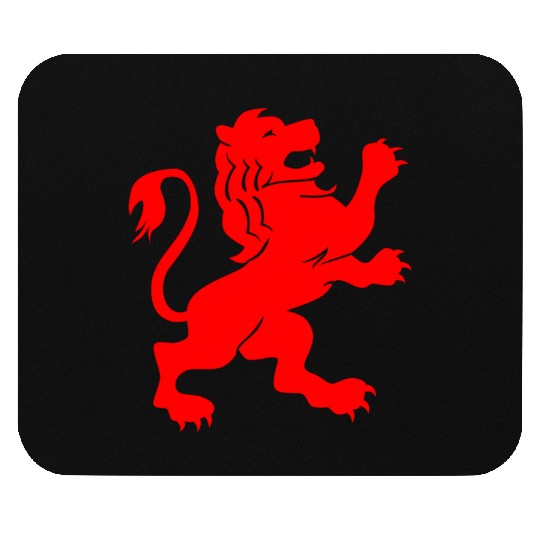 LION RED Mouse Pads