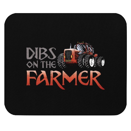 Farming Farmer Girl Vintage Mouse Pads