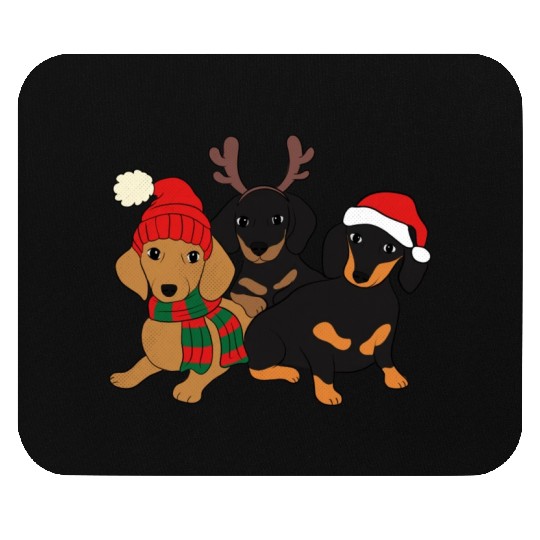 Dachshund Christmas Cute Dachshund Dachshund Lover Mouse Pads