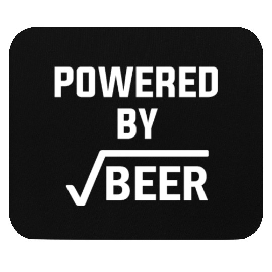 Powered by root beer, root beer Mouse Pads
