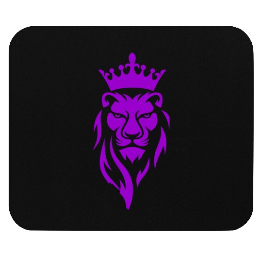 LION LILAC Mouse Pads