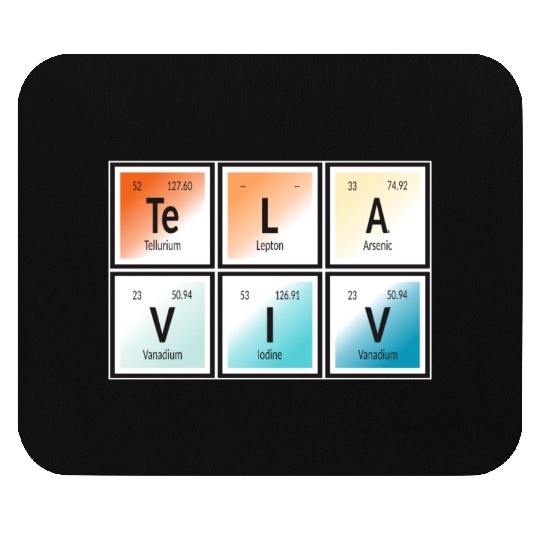Tel Aviv | Periodic Table of Elements Mouse Pads