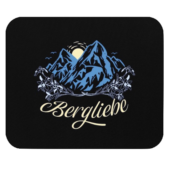 Mountain Love Sunrise Edelweiss Mouse Pads