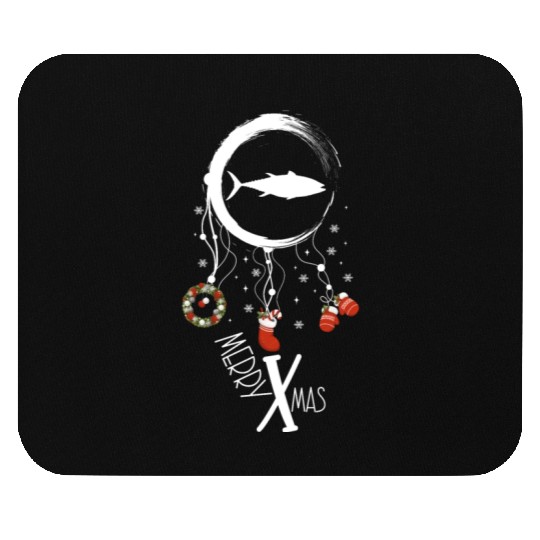Winter dreamcatcher Christmas Tuna Mouse Pads