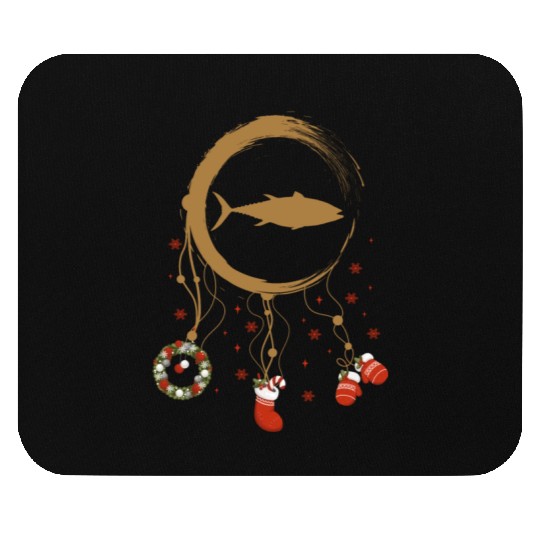 Winter dreamcatcher Christmas Tuna Mouse Pads