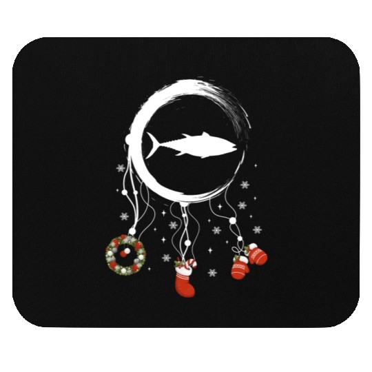 Winter dreamcatcher Christmas Tuna Mouse Pads