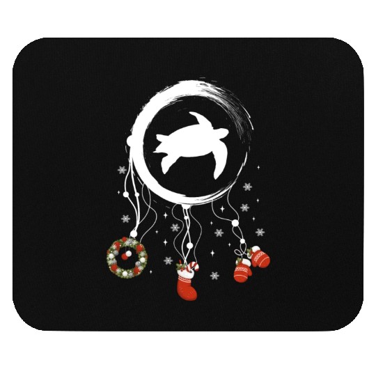 Winter dreamcatcher Christmas Sea turtle Mouse Pads