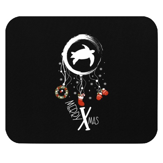 Winter dreamcatcher Christmas Sea turtle Mouse Pads