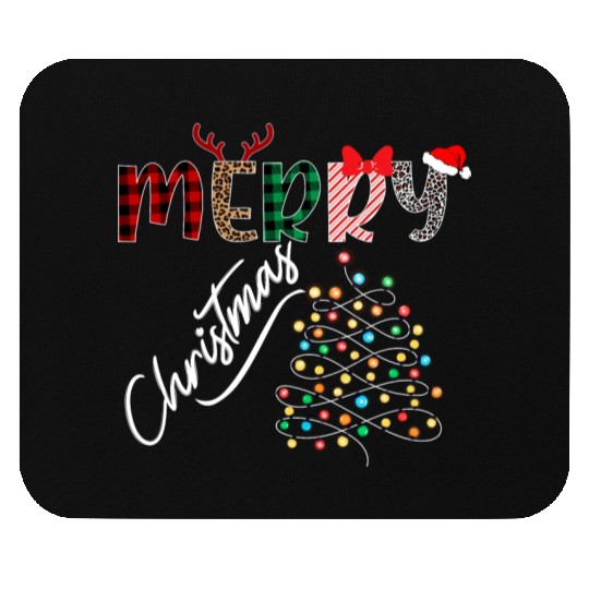 MERRY CHRISTMAS ,Christmas light Mouse Pads
