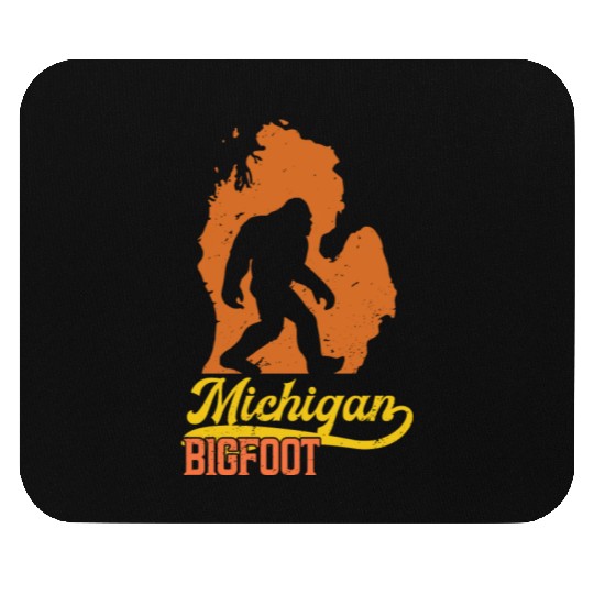 Sasquatch Michigan Bigfoot Vintage MI Bigfoot Mouse Pads