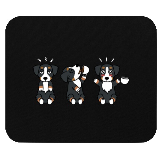 Bernese Mountain Dog Coffee Lover Mouse Pads